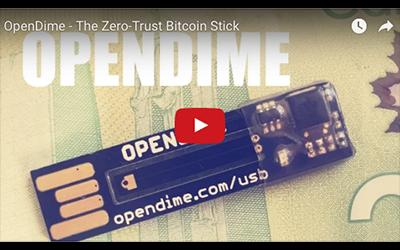 Friends of Satoshi Opendime Video: The Zero-Trust Bitcoin Stick
