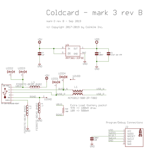 Coldcard Hardware Details