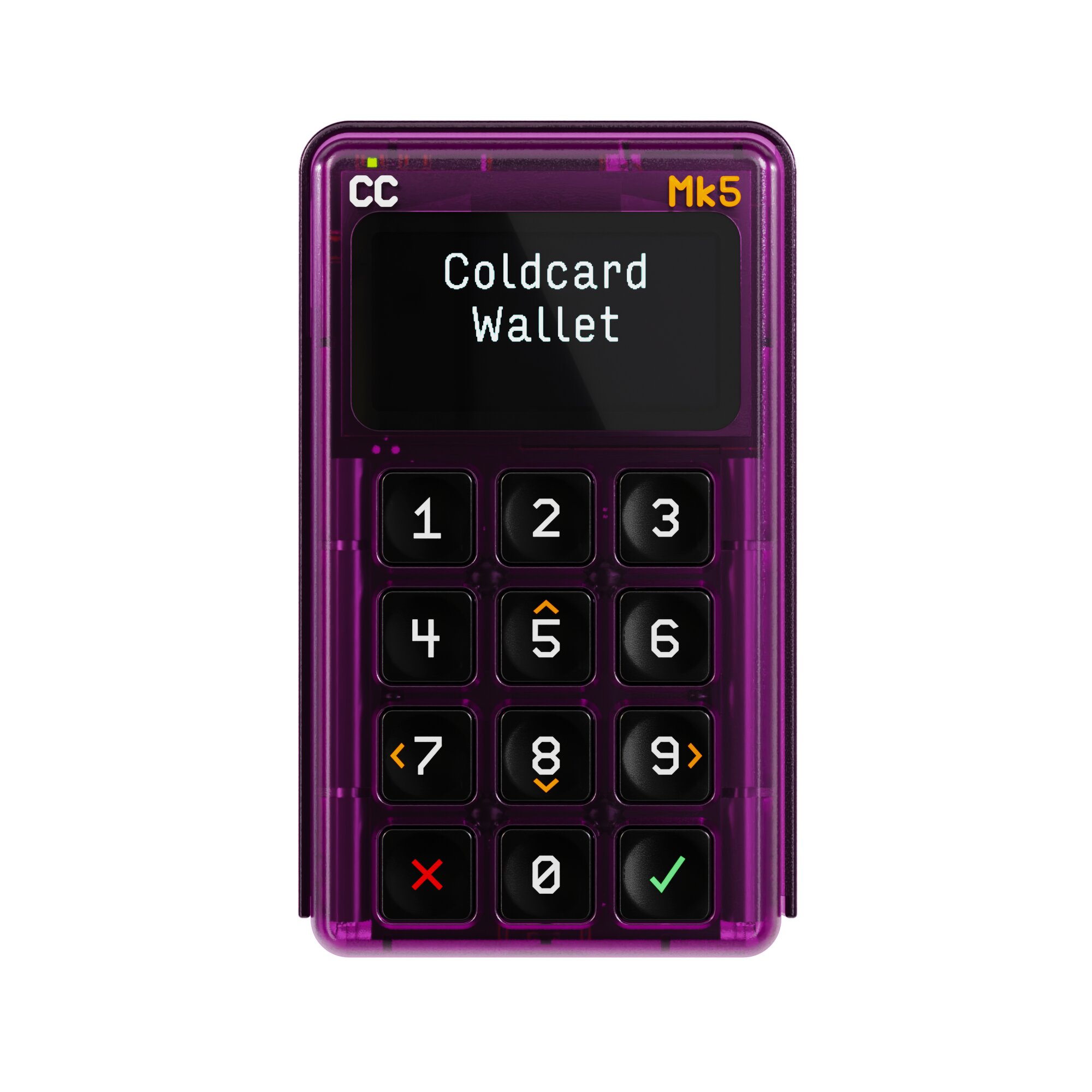 COLDCARD Mk5 in Purple